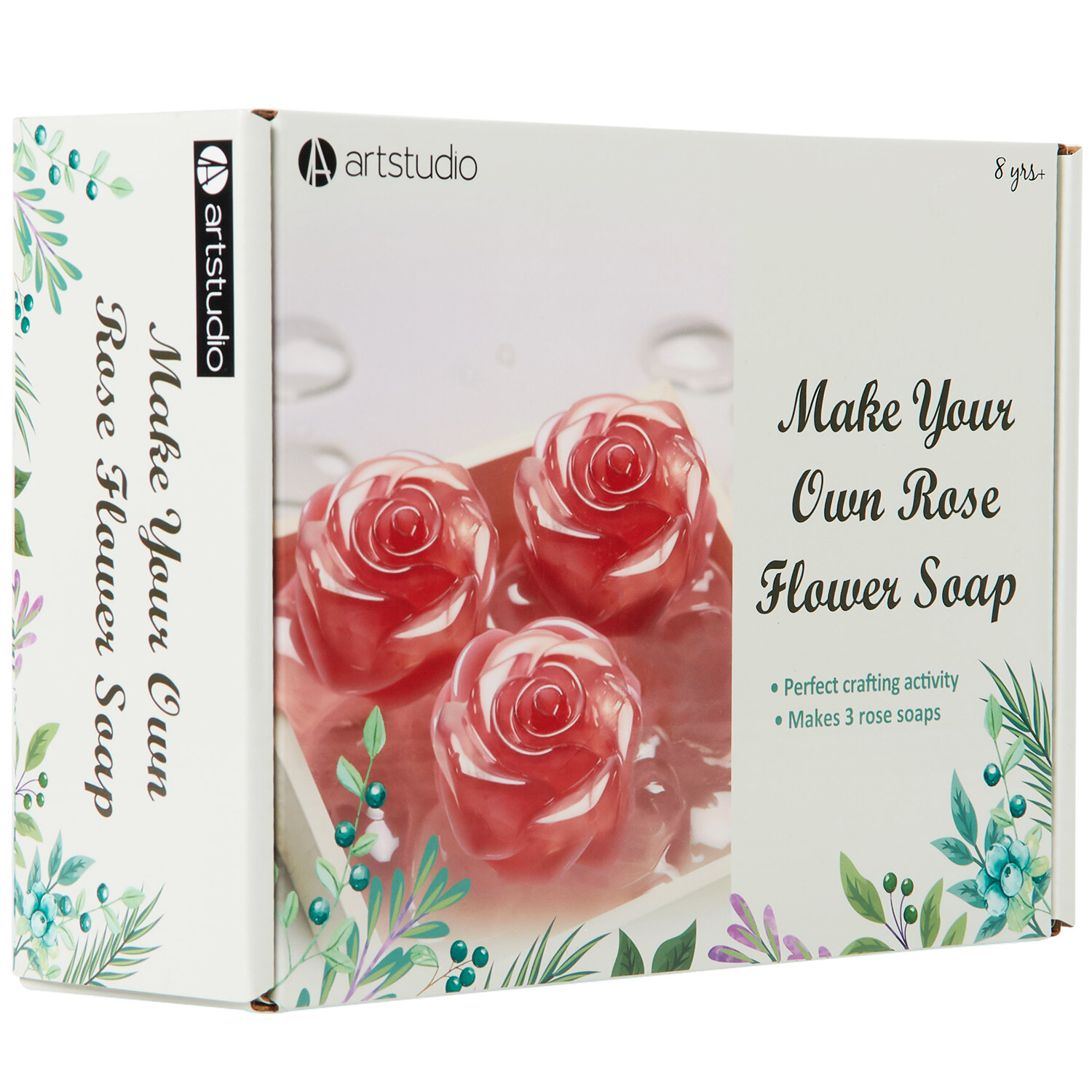 Make Your Own Rose Flower Soap Kit - Multicolour Image 2