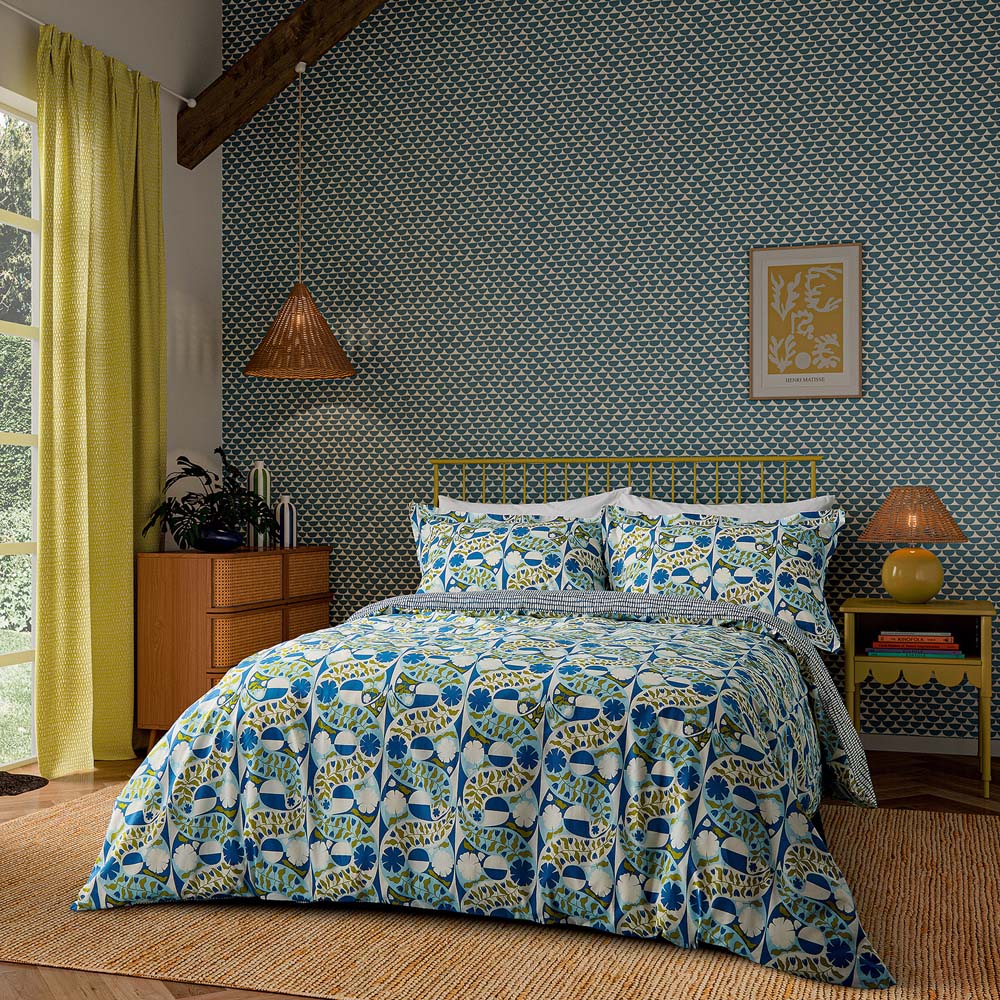 Scion Twist and Turn King Size Indigo Duvet Set Image 7