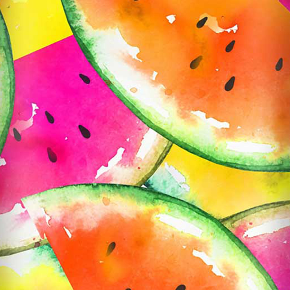 Warren Reed Designer Small Watermelon Design Suitcase Image 3