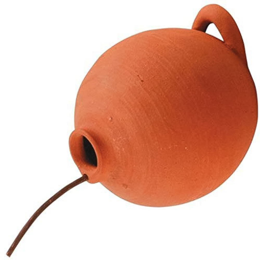 Fallen Fruits Blue Tit Round Ceramic Bird Pot Image