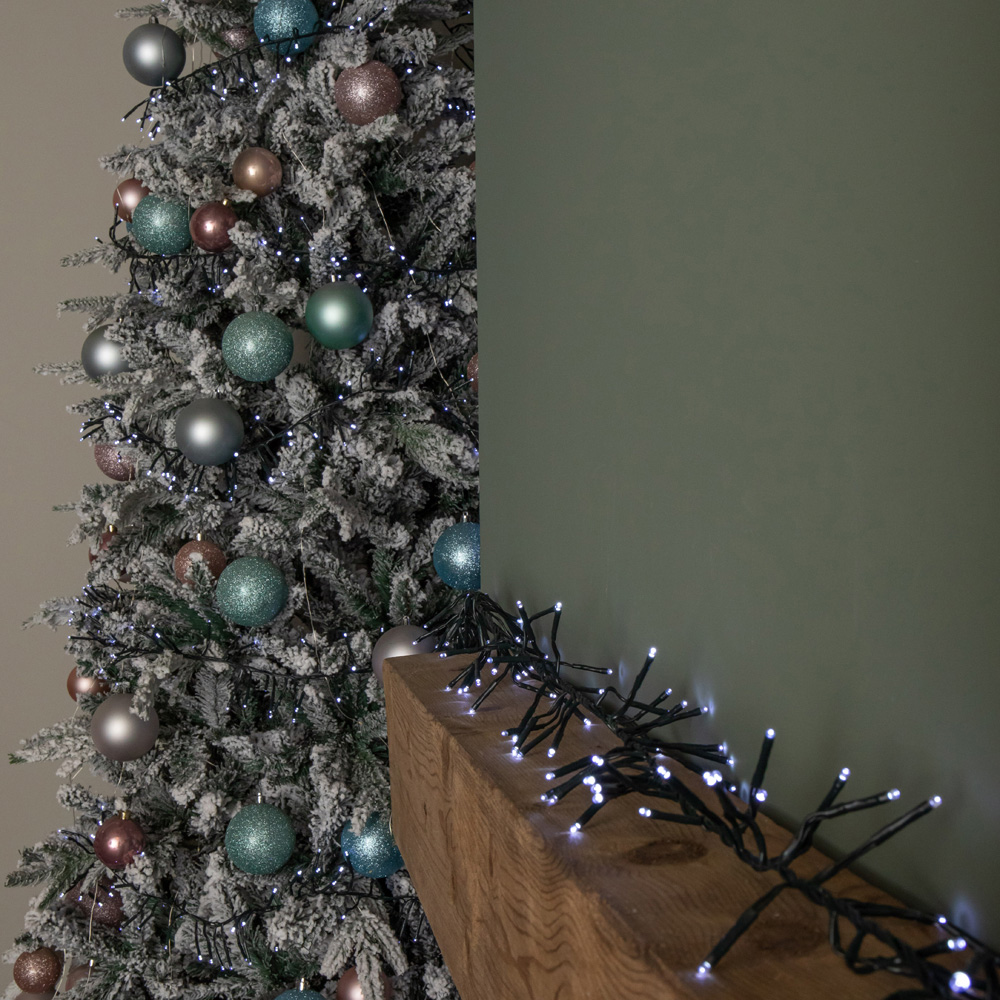 Samuel Alexander 1440 White LED Christmas Cluster Light 18.5m Image 1
