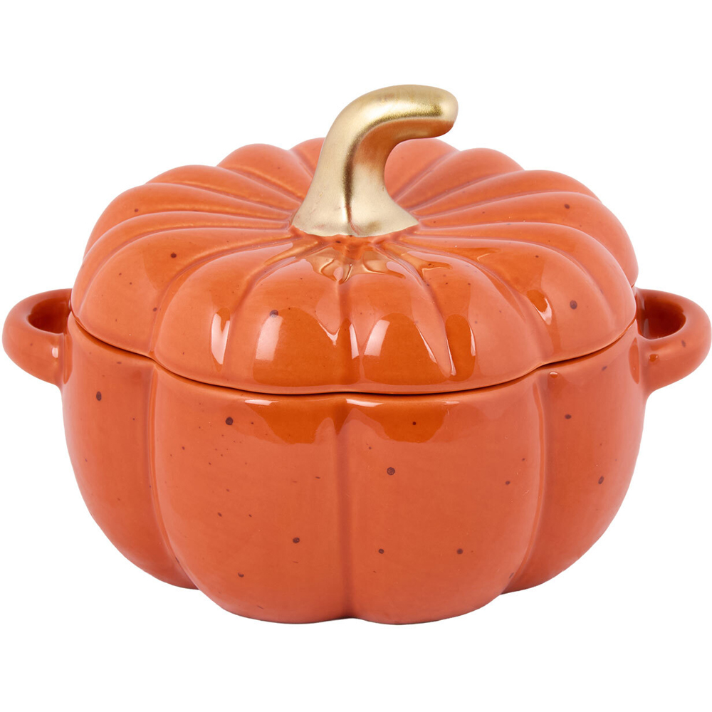 Small Pumpkin Serving Bowl Image 5