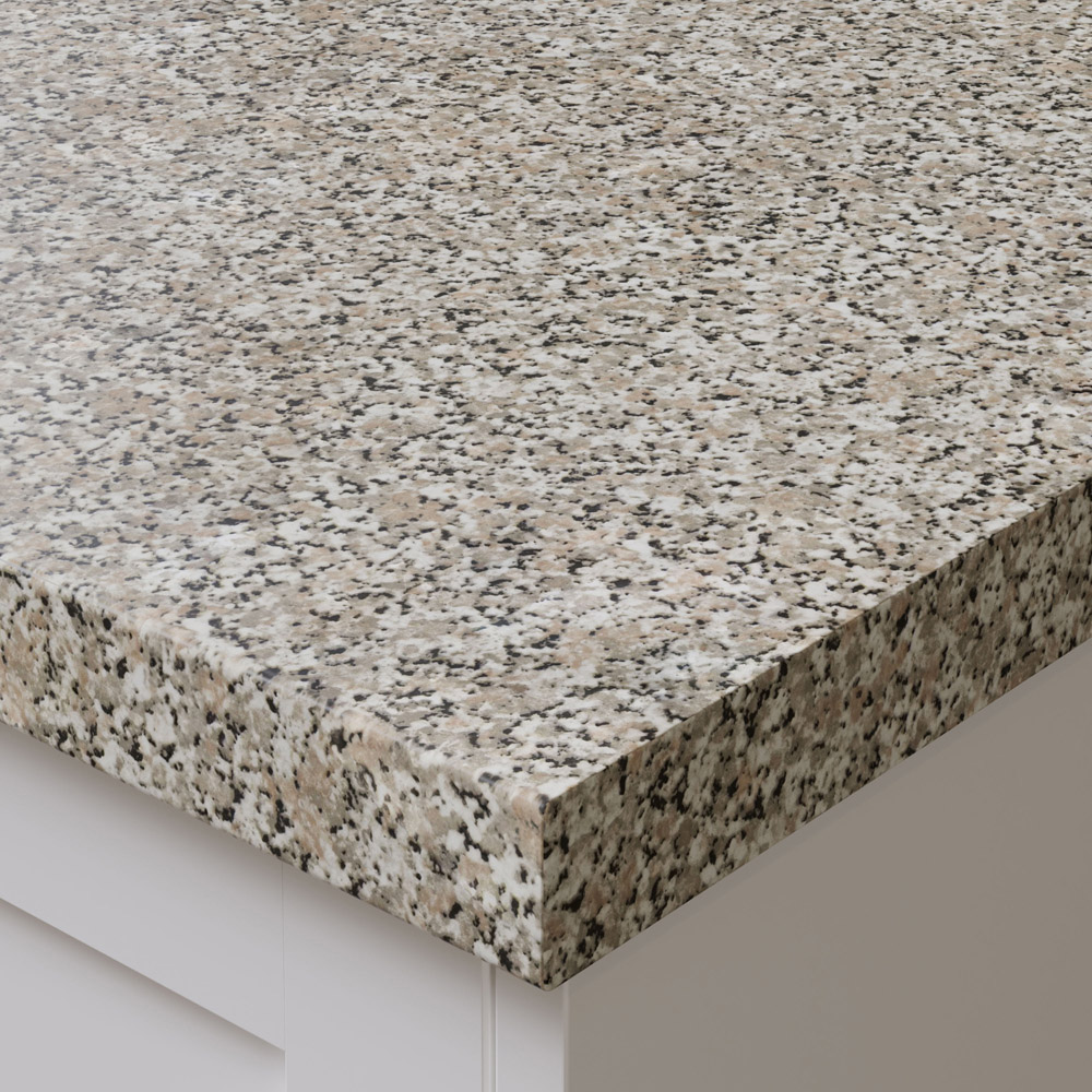 Options Plus Granite Beige Post-Formed Laminate Kitchen Worktop 3000 x 600 x 38mm Image 3