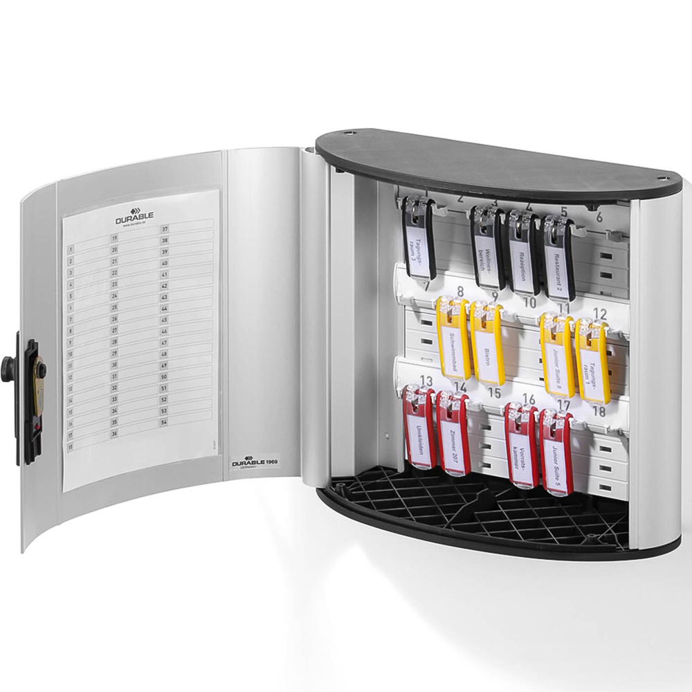 Durable Key Safe 18 Keys Combination Lock Box with 6 Key Clips Image 3