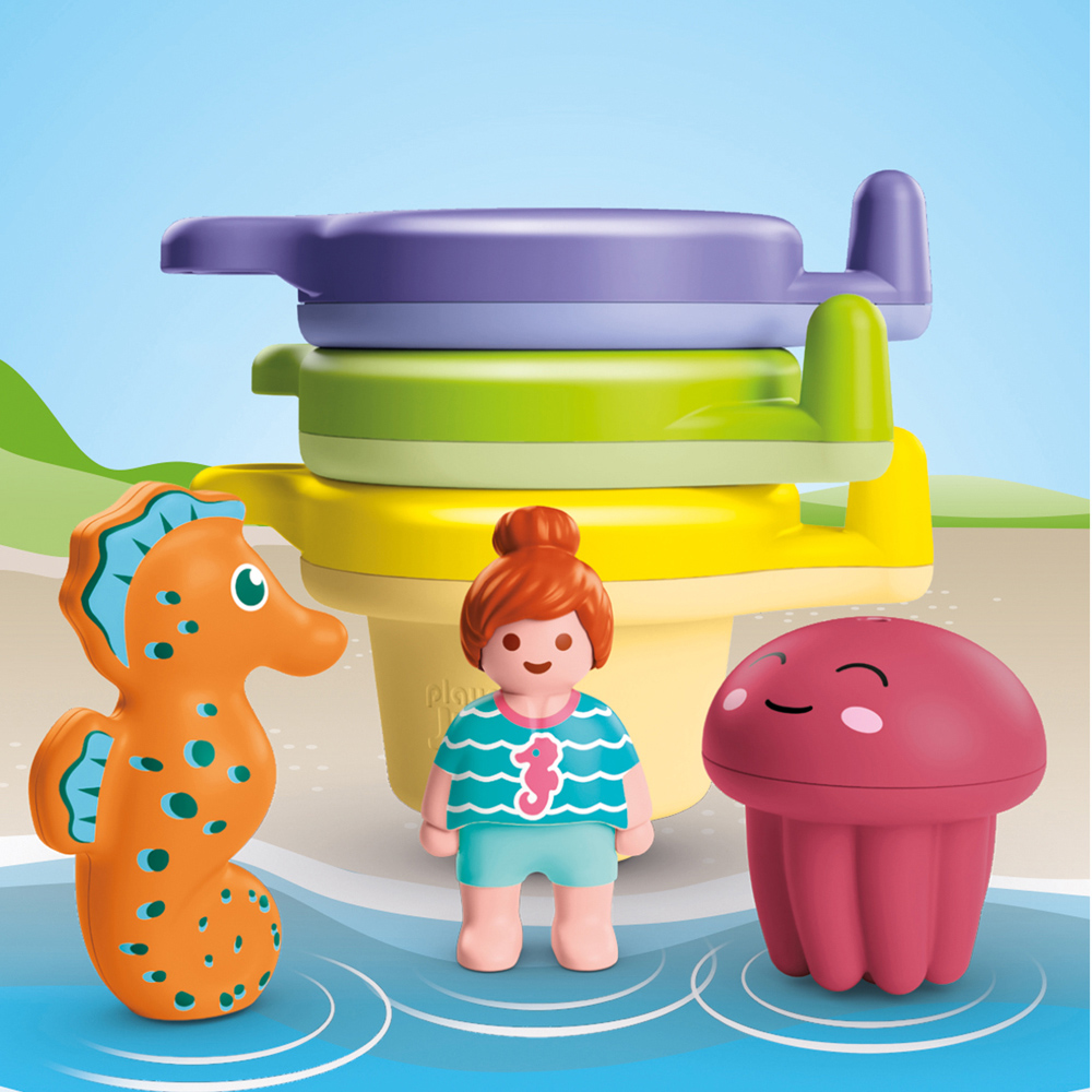 Playmobil Junior Aqua Floating Cups with Water Fun Playset Image 7