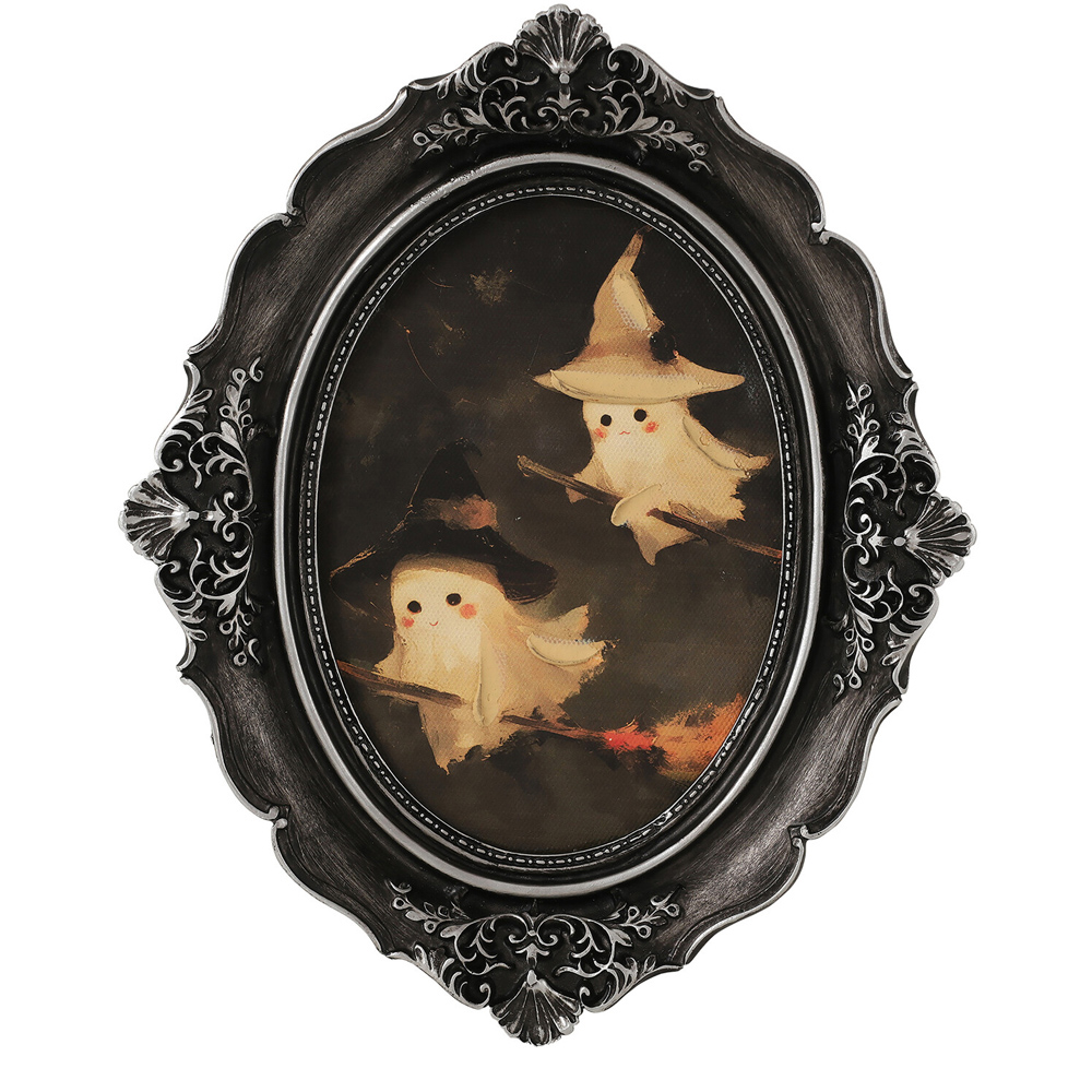 Spooky Ornate Hand Painted Plaque Image 5