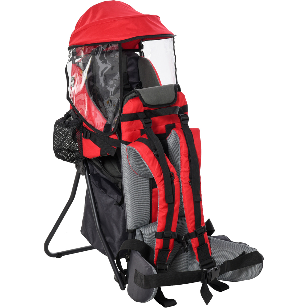Portland Red Hiking Baby Backpack Carrier Image 1