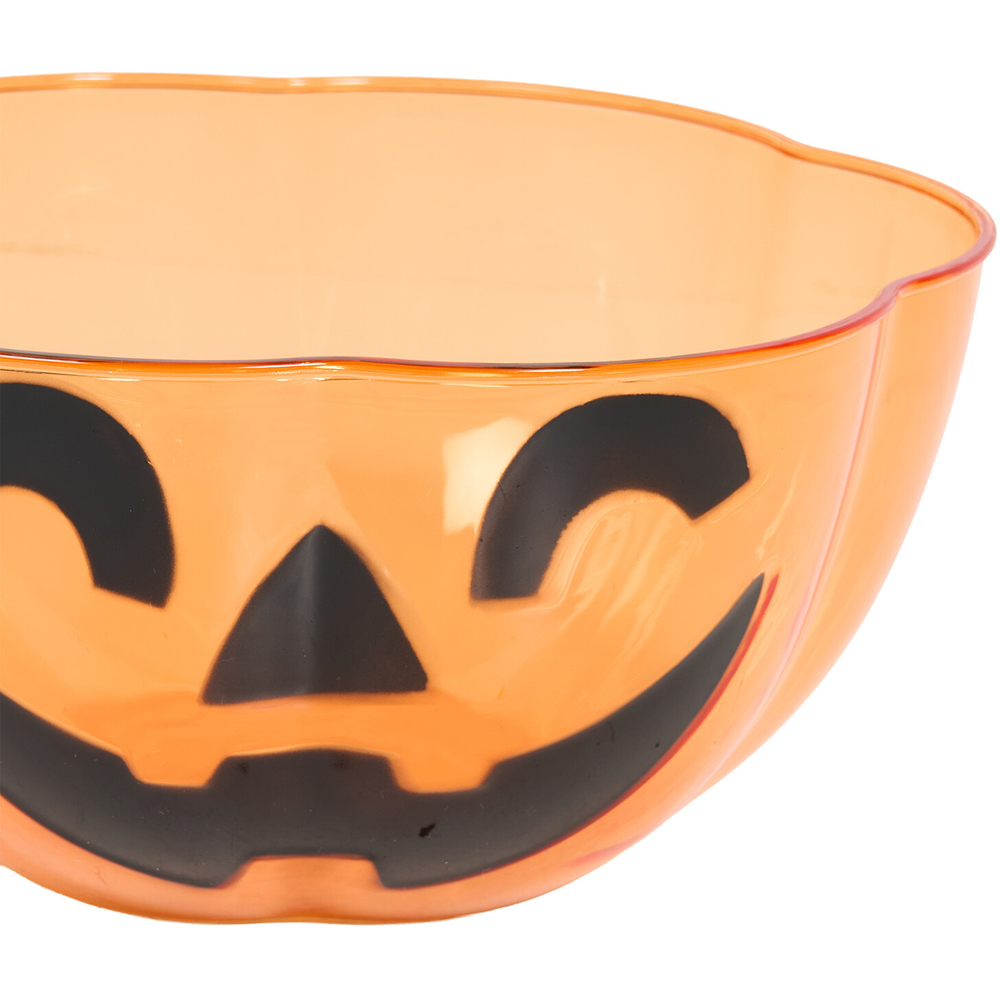 Halloween Pumpkin Bowl Orange Image 3