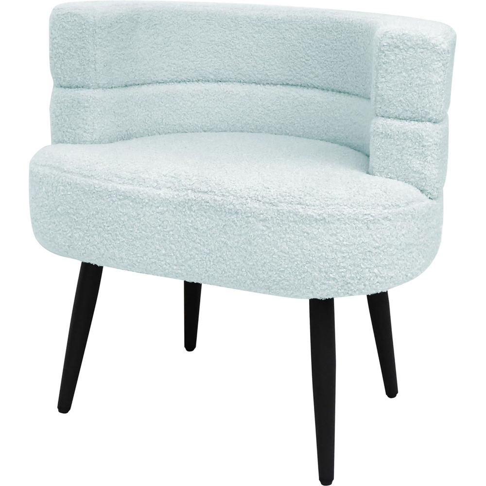 Alivio Blue Sherpa Sofa Chair Image 3