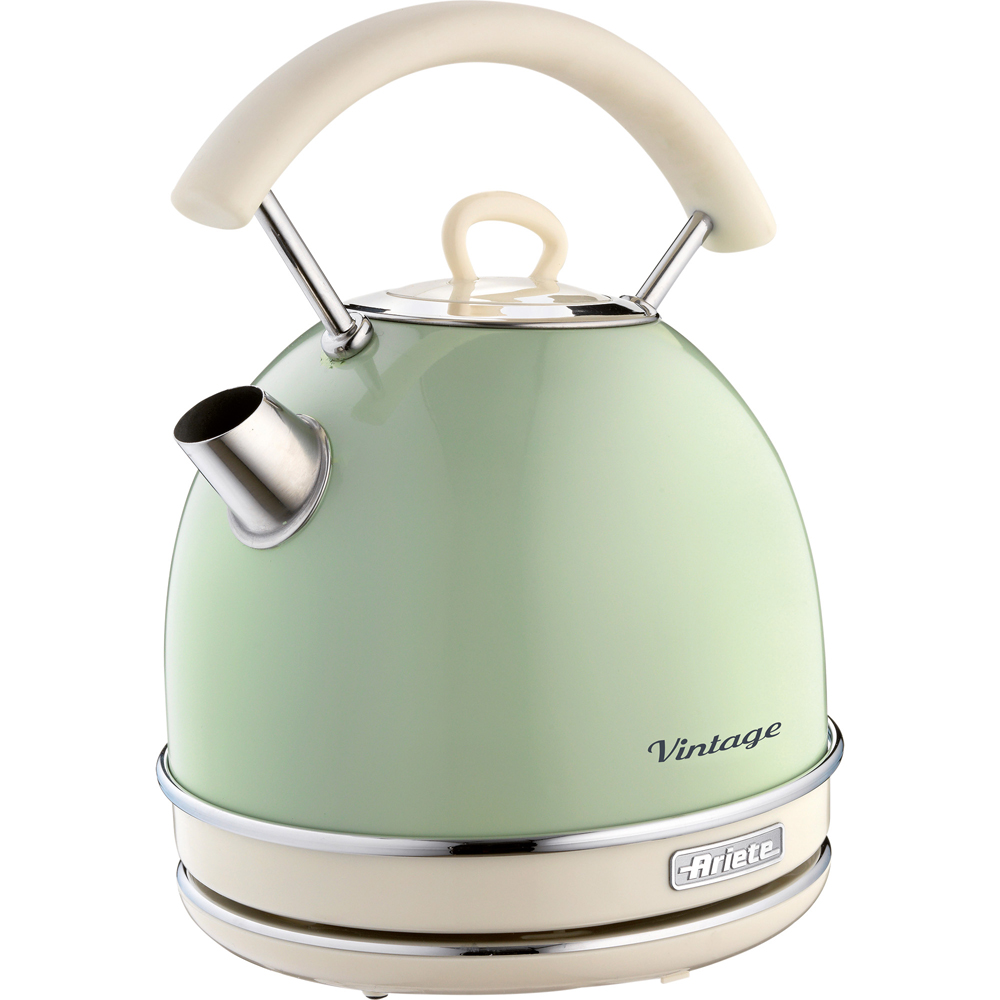 Ariete Vintage ARPK68 Green 20L Microwave with 4 Slice Toaster and 1.7L Dome Kettle Set Image 2