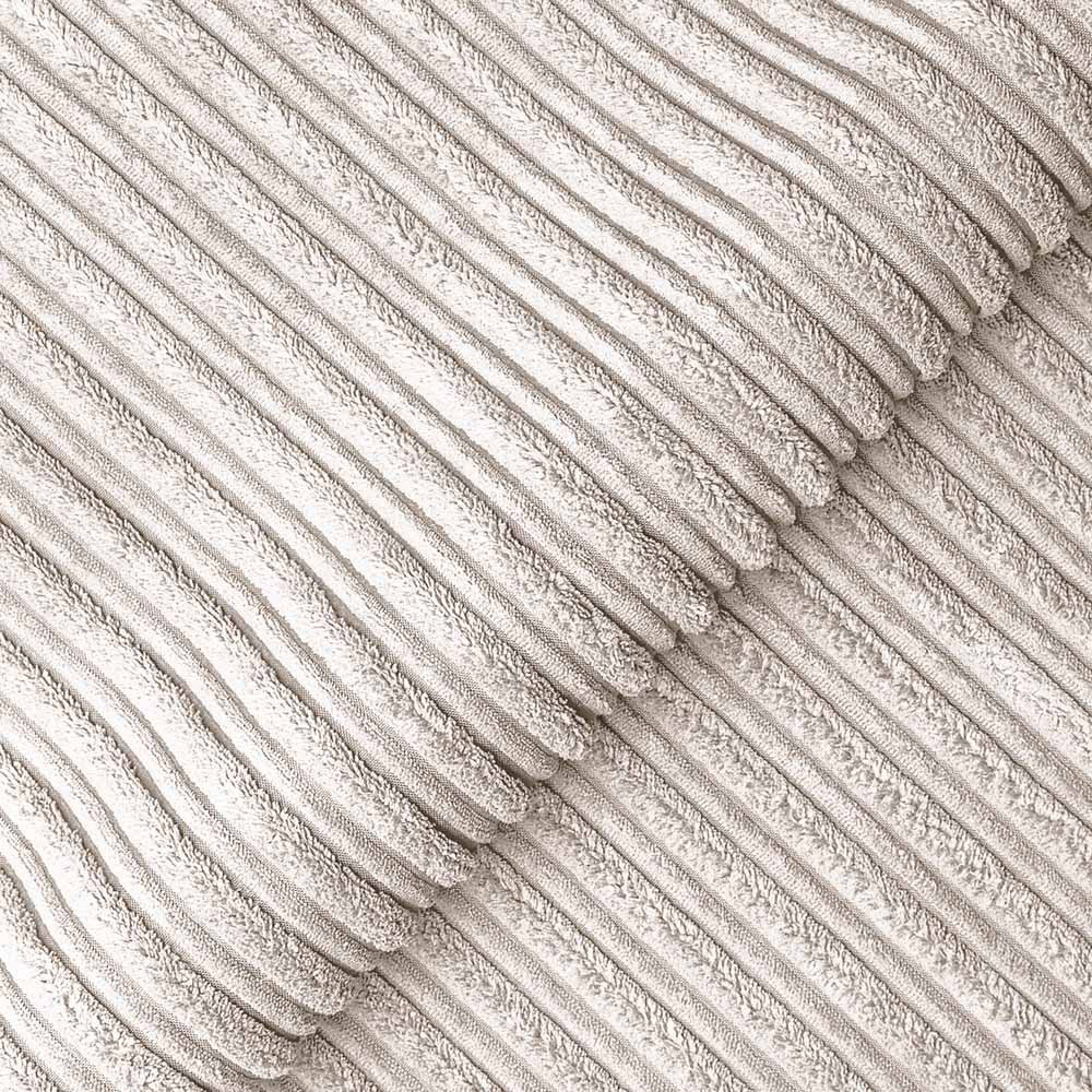 Luxor 5 Seater Cream Jumbo Cord Full Back Sofa Suite Image 3