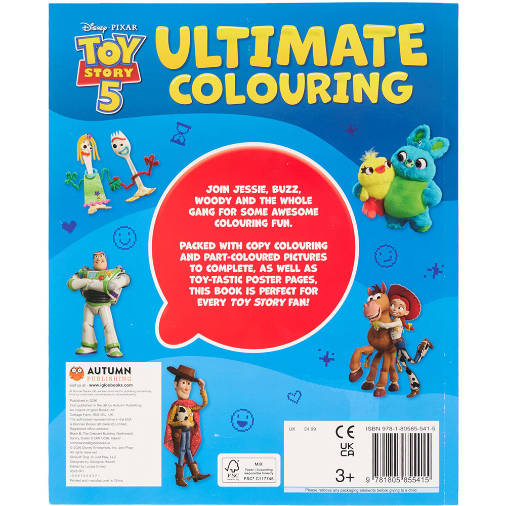 Disney Toy Story 5 Ultimate Colouring Book Image 2