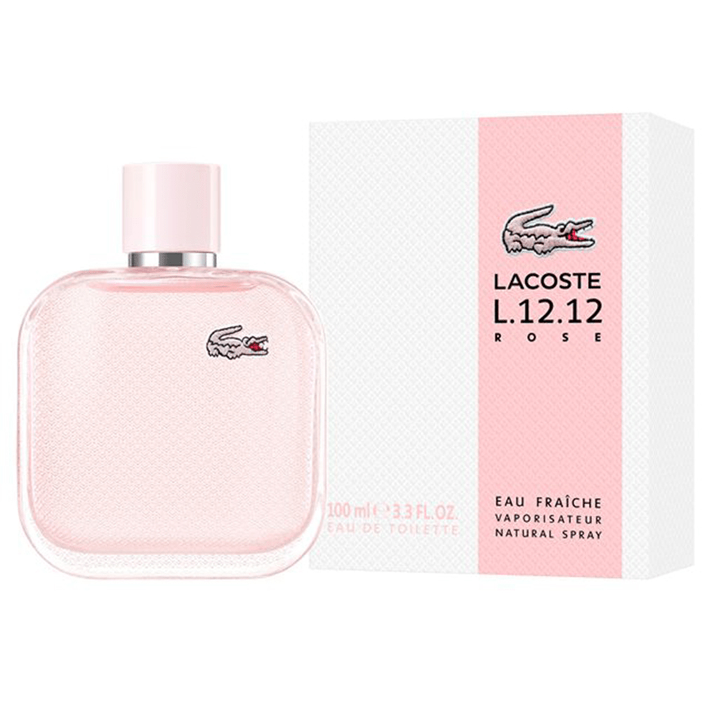 Lacoste L.12.12 Rose Eau Fraiche Eau De Toilette 100ml Spray Image 1