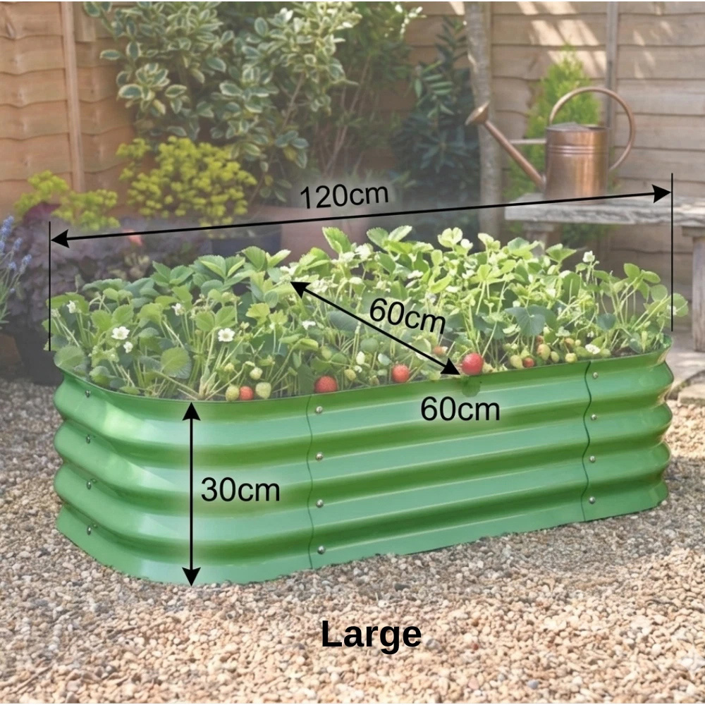 Garden Gear Metal Raised Bed 120 x 60 x 30cm Image 4