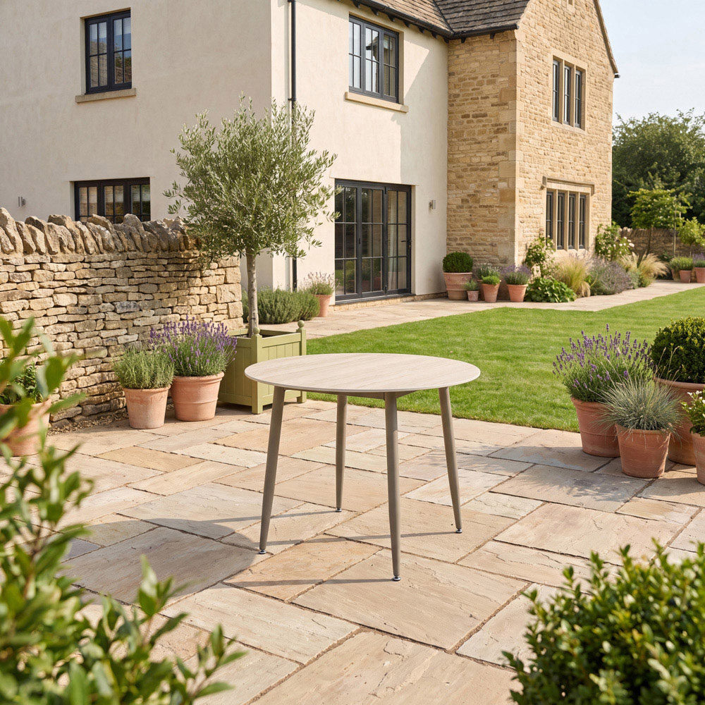 Artemis Home Westcott 4 Seater Brown Garden Dining Set Image 2