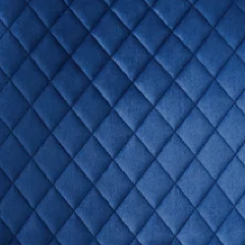 Lexi Set of 4 Blue Velvet Fabric Dining Chairs Image 6
