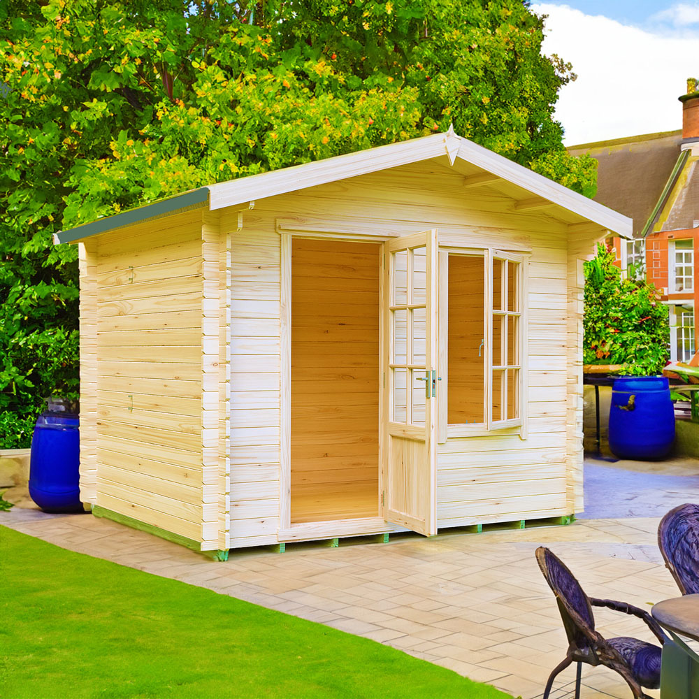 Shire Bucknells 10 x 8ft Pressure Treated Log Cabin Image 6