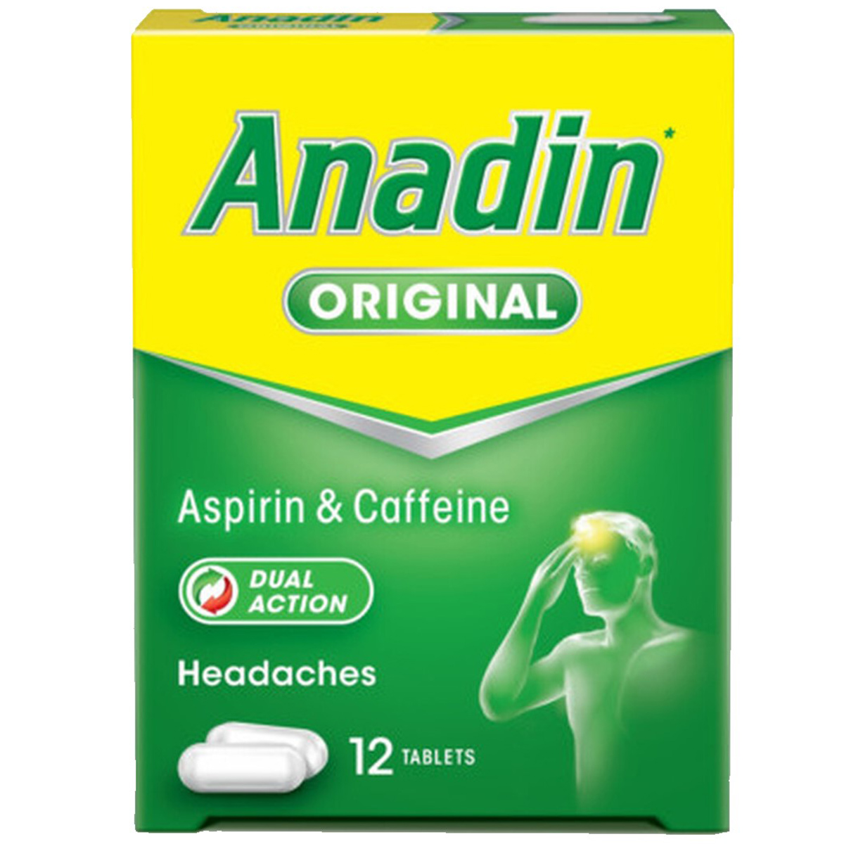 Anadin Original Dual Action Tablets 12 Pack Image