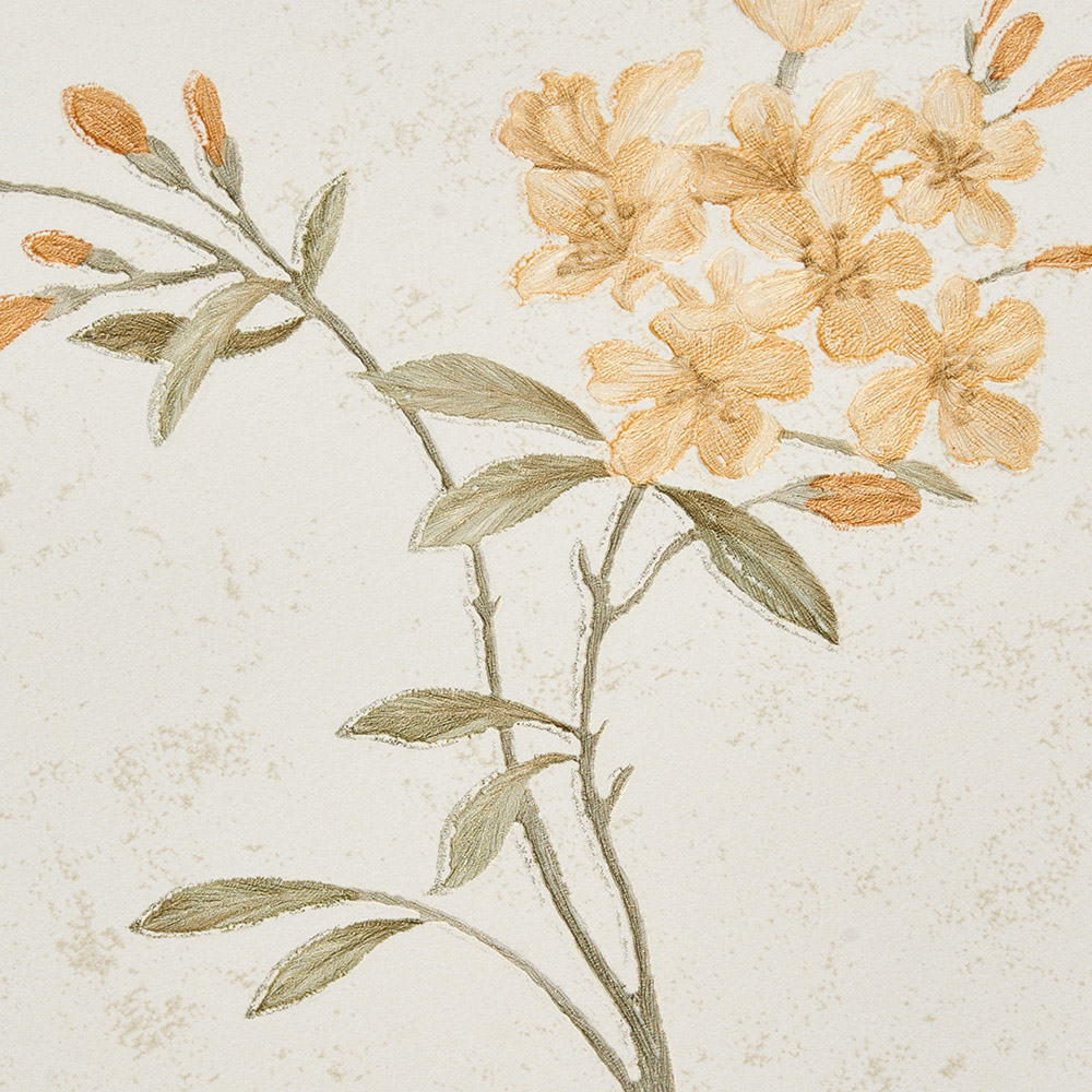 Living and Home Floral Pattern 3D Embossed Non-Pasted Non-Woven Wallpaper Image 6