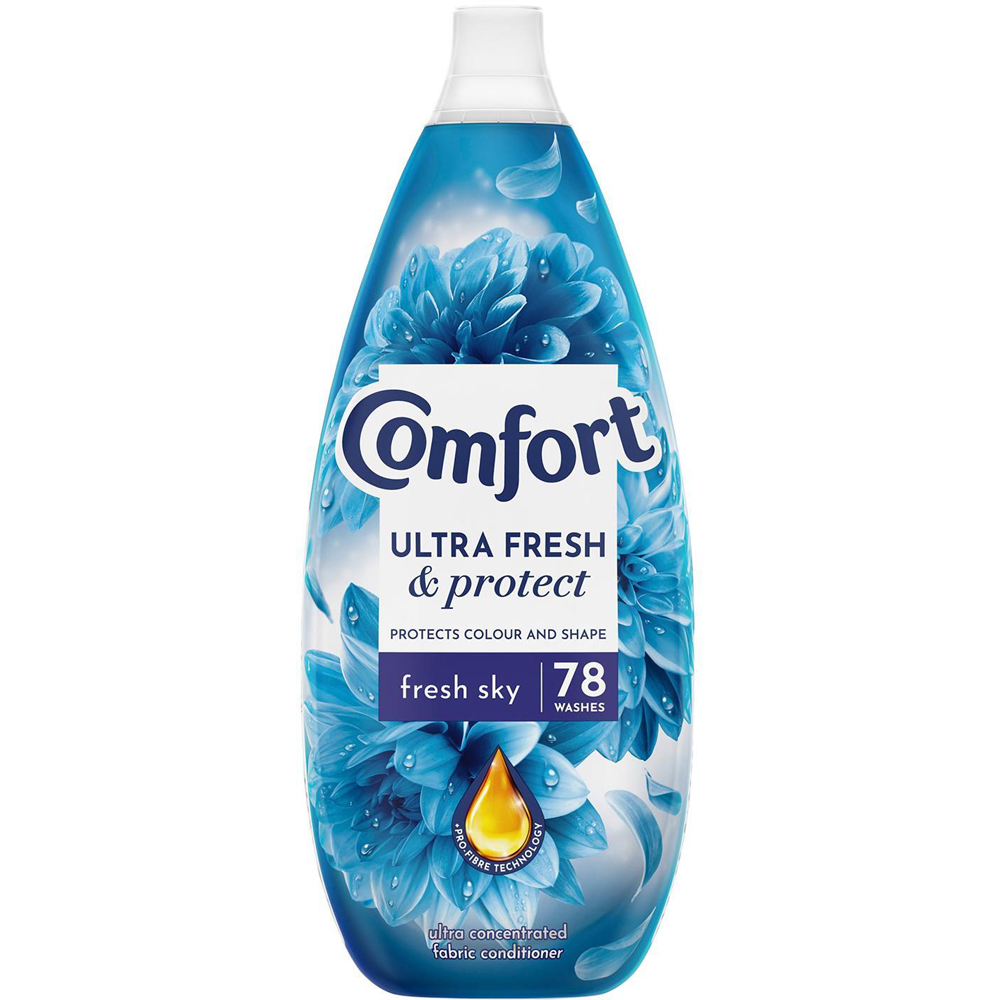 Comfort Ultra Fresh and Protect Fresh Sky Fabric Conditioner 78 Washes 1.17L 6 Pack Image 2