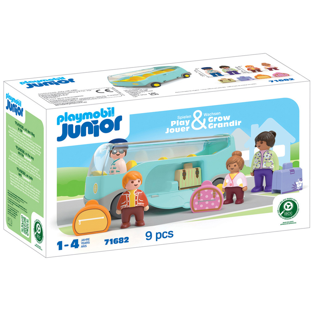 Playmobil Junior Airport Shuttle Bus Playset Image 1