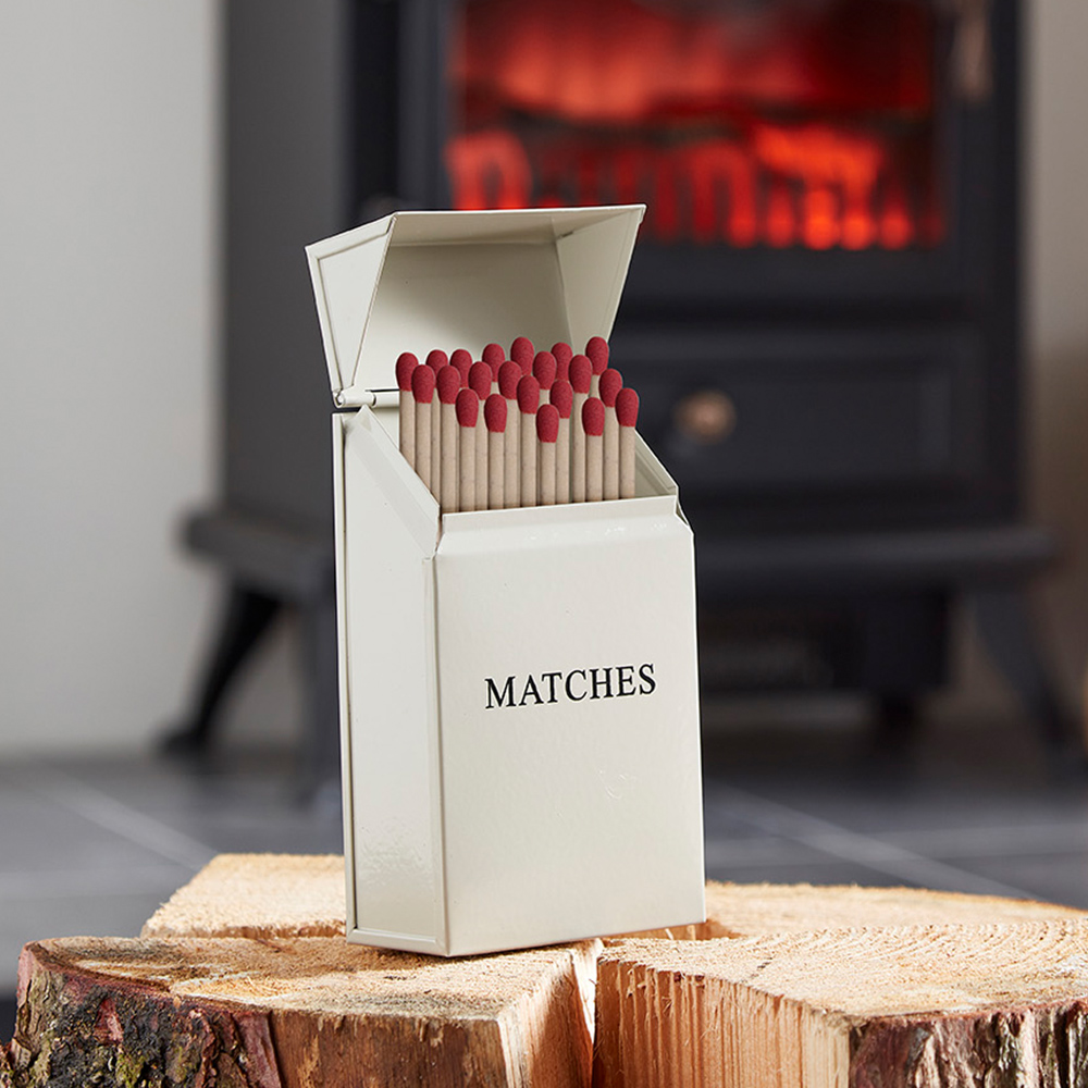 Inglenook Fireside Premium Cream Matches Holder Image 2