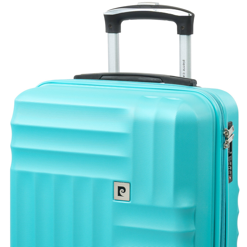 Pierre Cardin Small Blue Trolley Suitcase Image 2