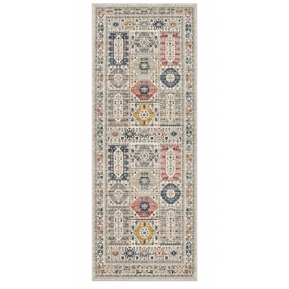 Portland Urco Ella Nuevo Cream Textured Runner Rug 66 x 200cm Image 2