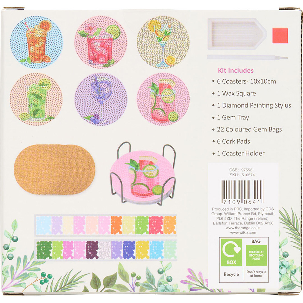 Diamond Art Cocktail Coaster Kit Image 3