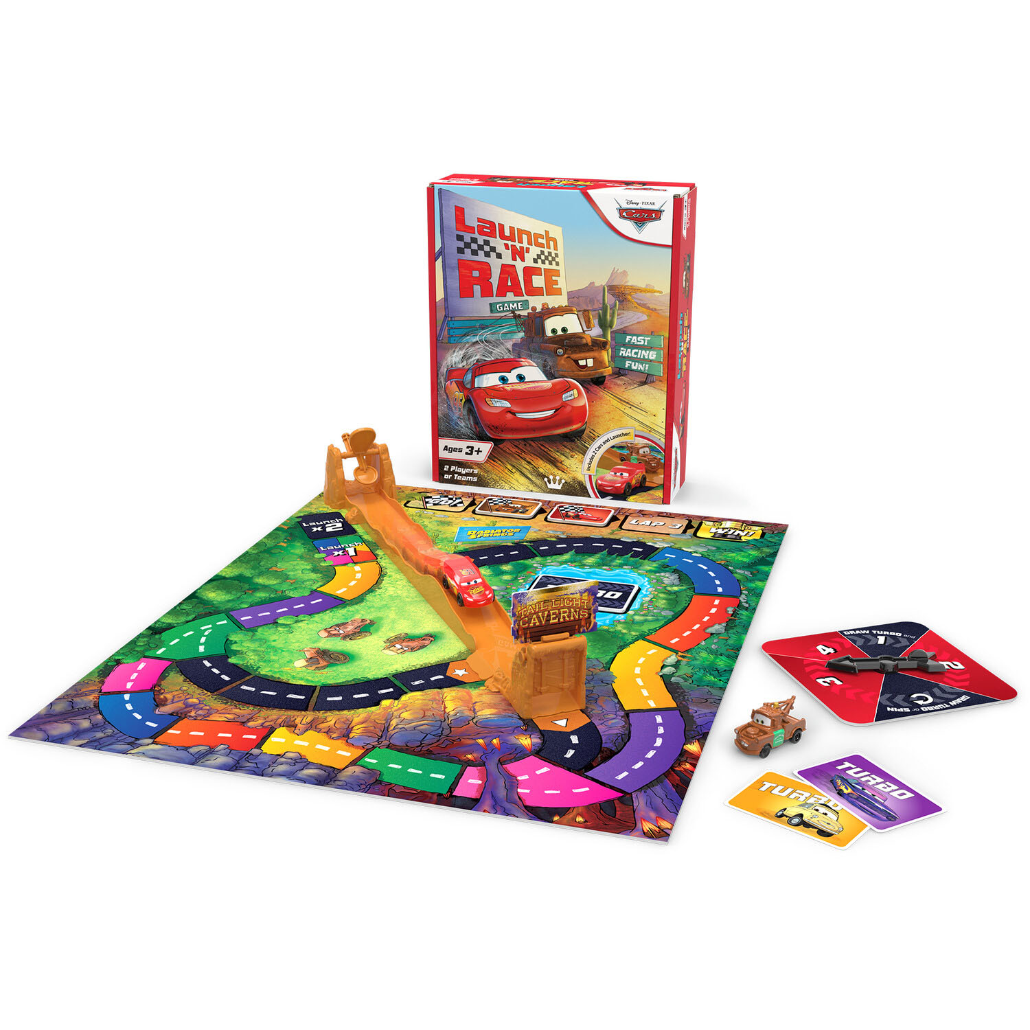 Disney Pixar Cars Launch N Race Game - Red Image 4