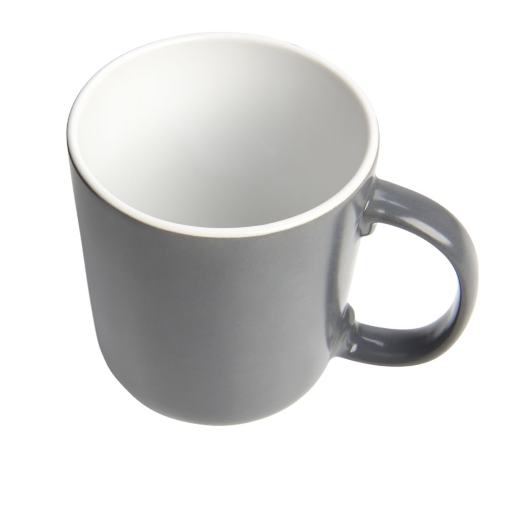 Wilko Utility Grey Mug Image 2