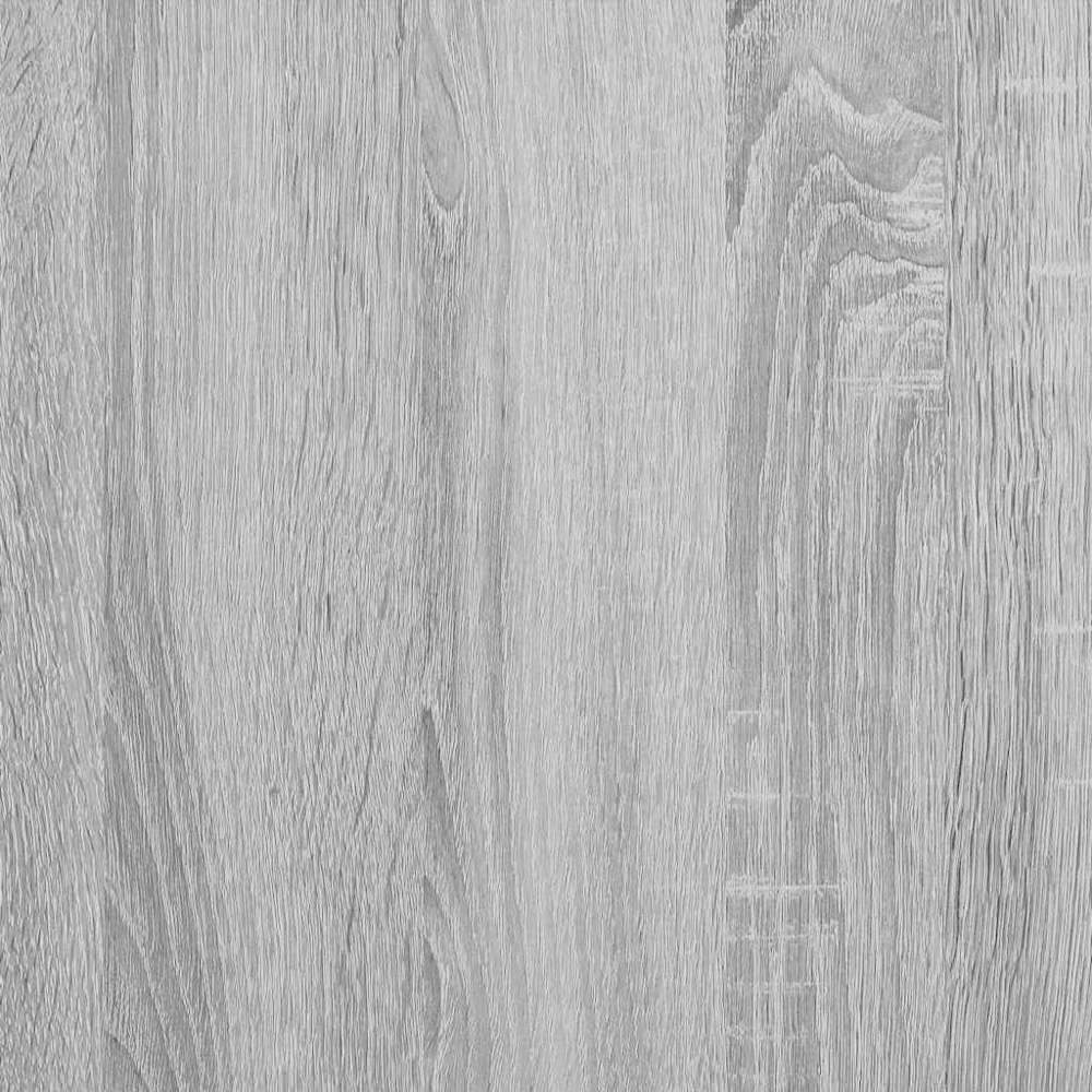 vidaXL 4 Shelf Grey Sonoma Bookcase Image 8