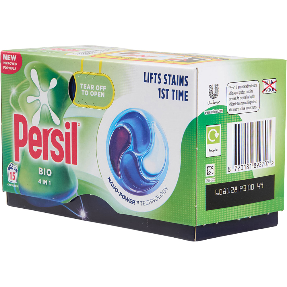 Persil Bio 4 in 1 Washing Capsules Image 1