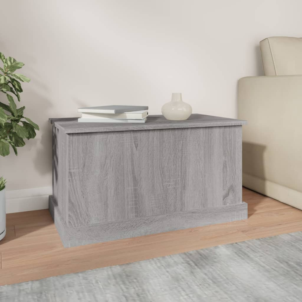 vidaXL Grey Sonoma Oak Storage Box Image 3