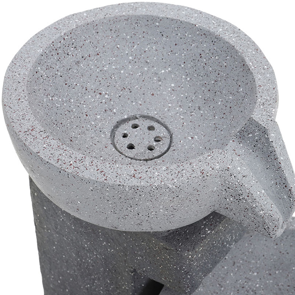 Living and Home Black Rockery Fountain Image 5
