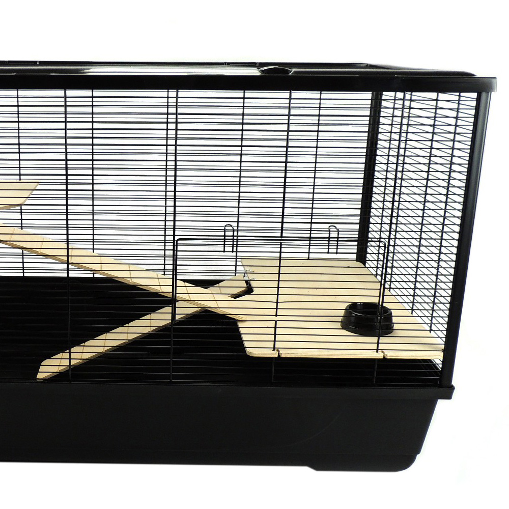 Little Friends The Langham XL Black Animal Cage Image 3