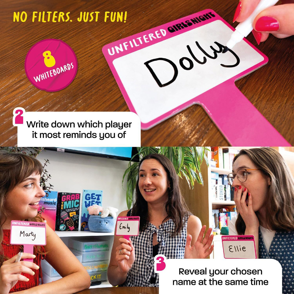 Unfiltered Girls Night Card Game Black Image 5