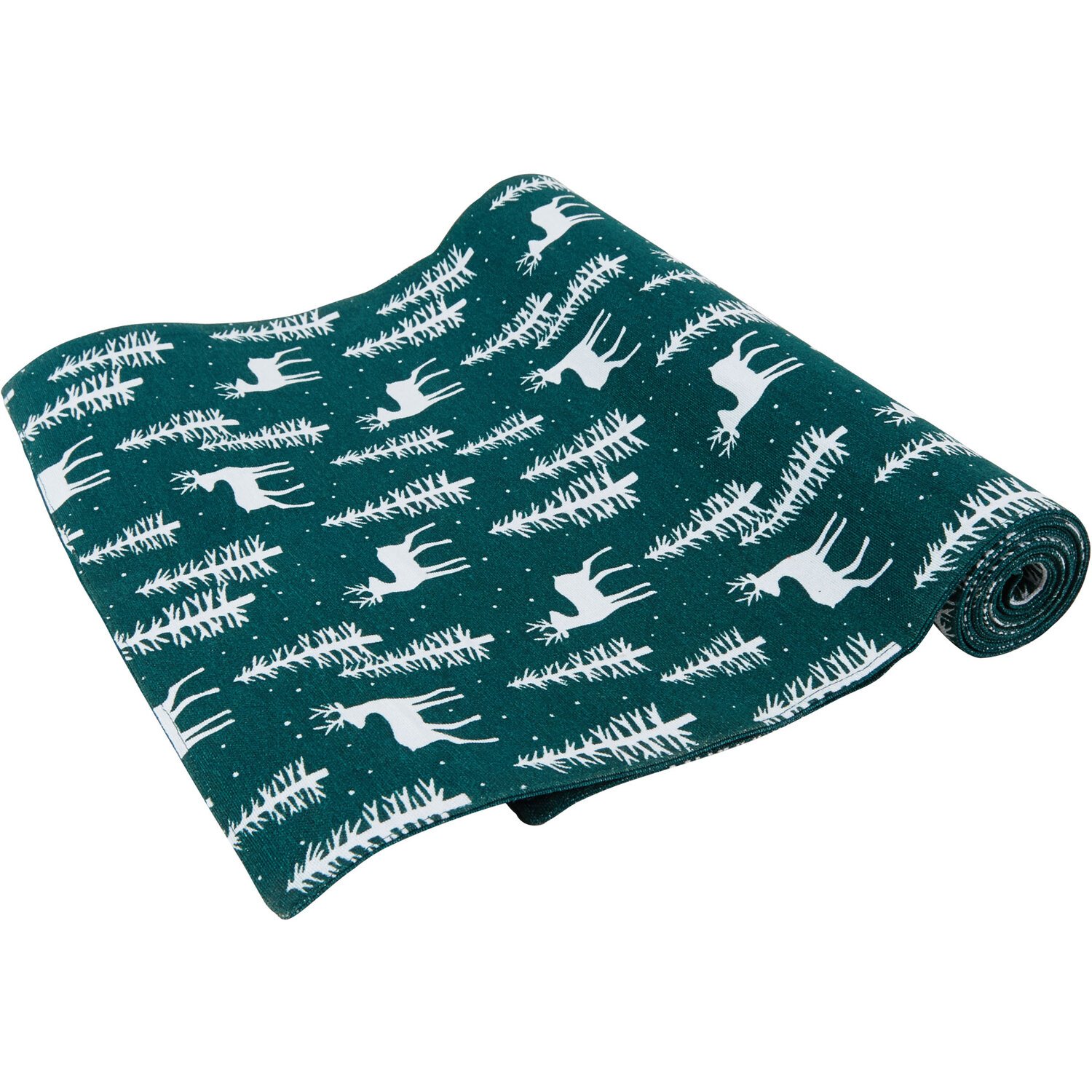 Reindeer Table Runner - Green Image 2