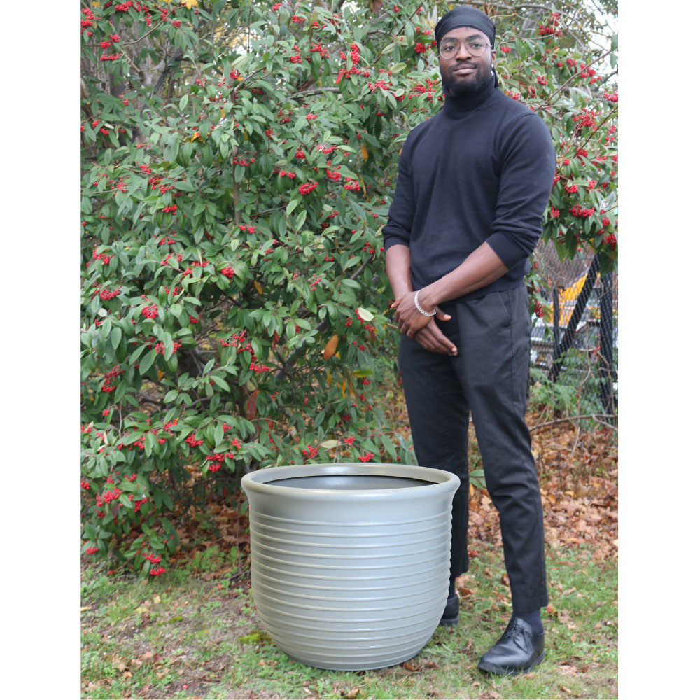 Trifibre Blenheim Concrete Roto Moulded Planter 48 x 58cm Image 5