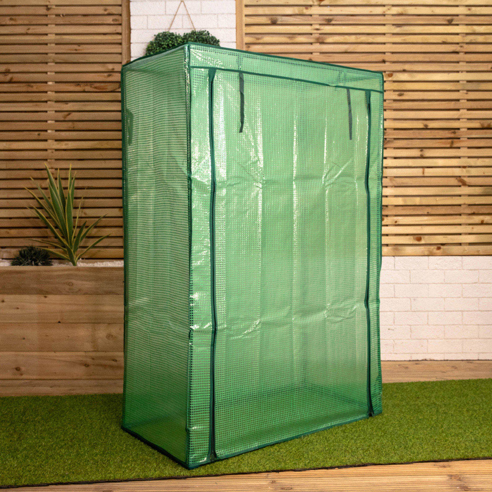 Samuel Alexander Green Weatherproof Cover Mini Greenhouse Image 7