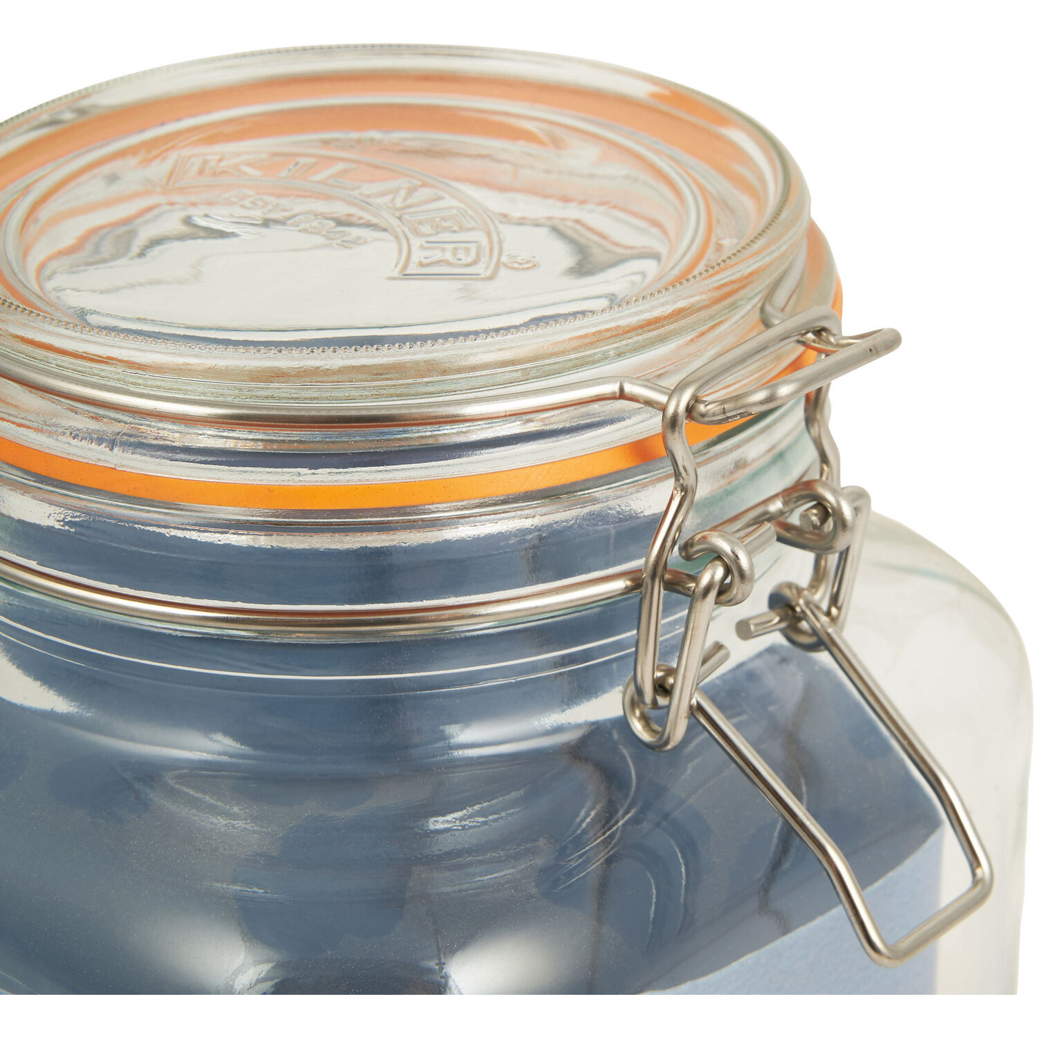 Kilner 3L Square Clear Jar with Clip Top Image 4
