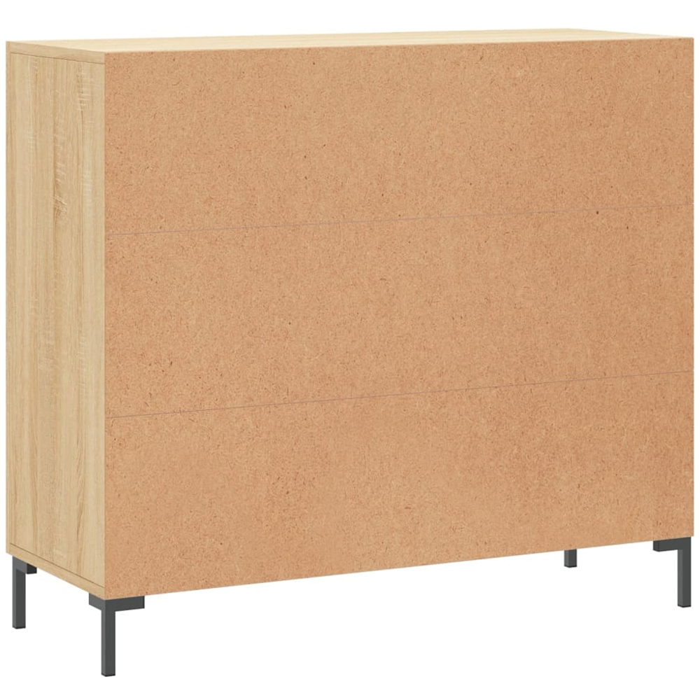 vidaXL 3 Door Sonoma Oak Sideboard Image 8