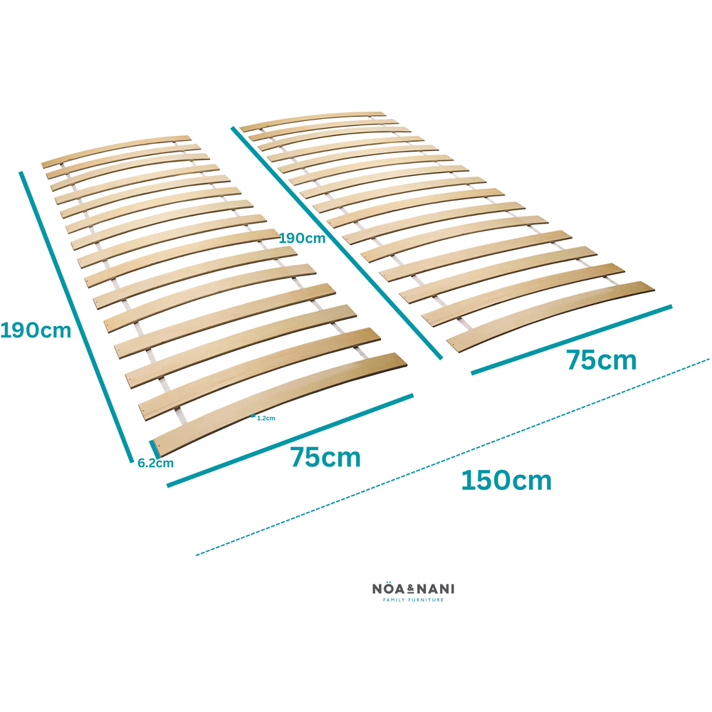 Noa and Nani Wooden Slats for King Size Bed Frame Image 3