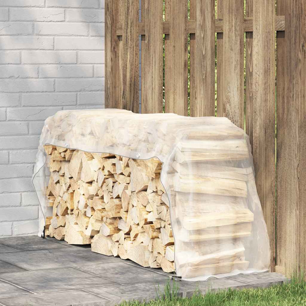 Walplus Clear Tarpaulin with Eyelets 1 x 3m Image 2