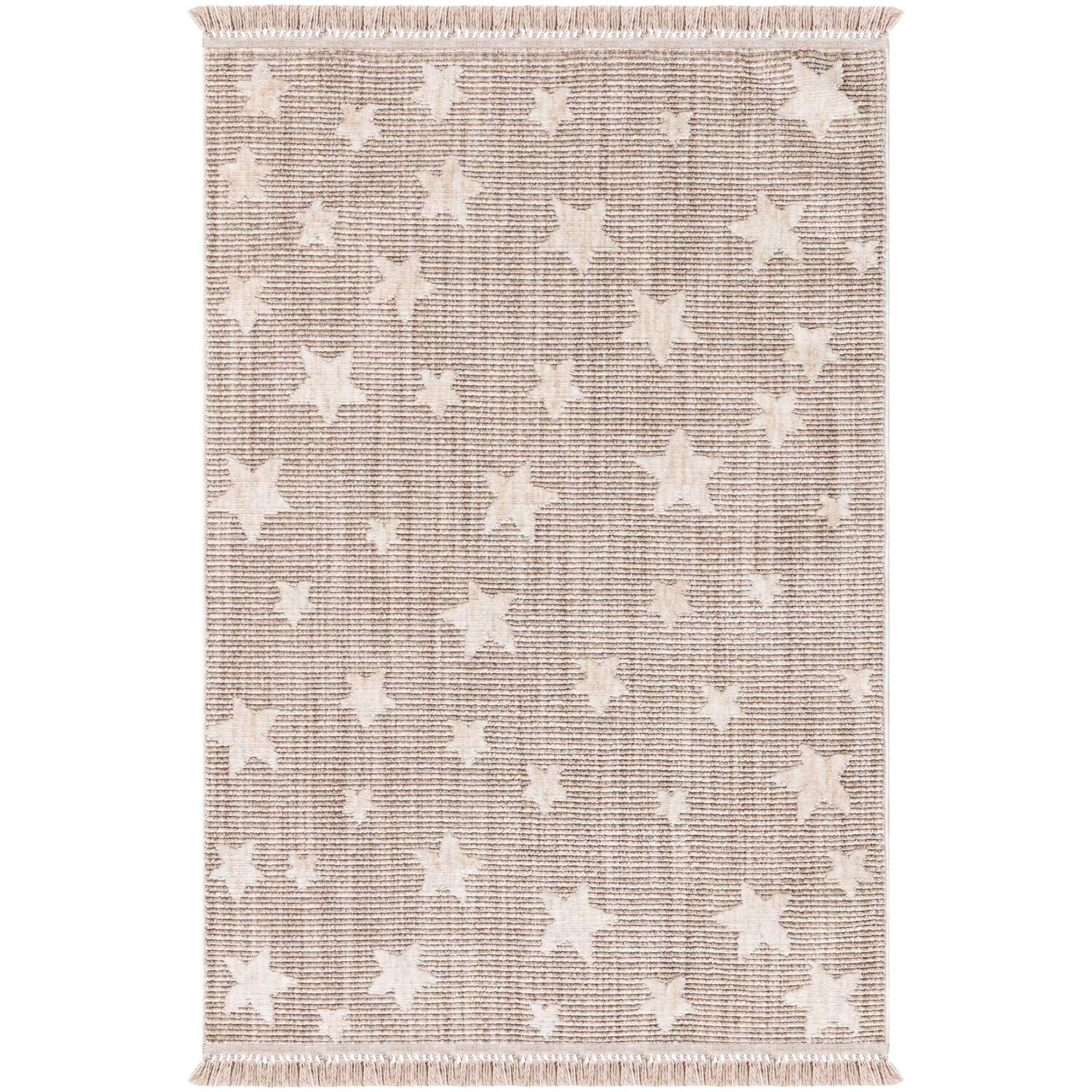 Scandi Stars Rug - Natural Image 1