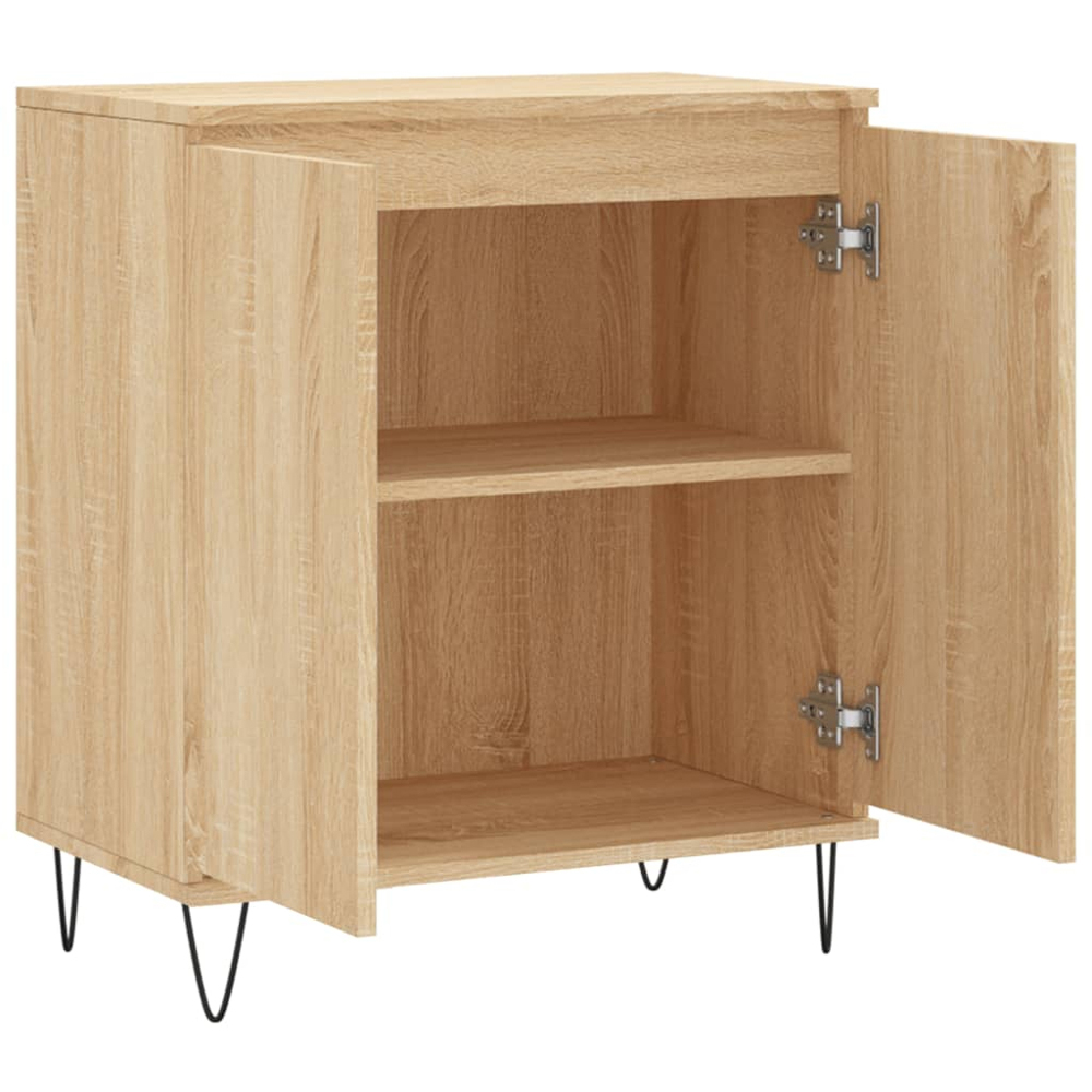 vidaXL 2 Door Sonoma Oak Sideboard Image 6