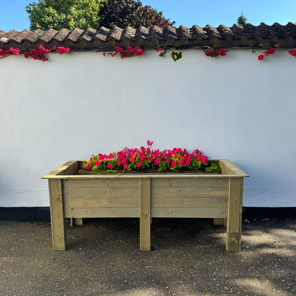 Shire Bloom Wooden Deep Planter 71 x 171 x 62cm Image 6