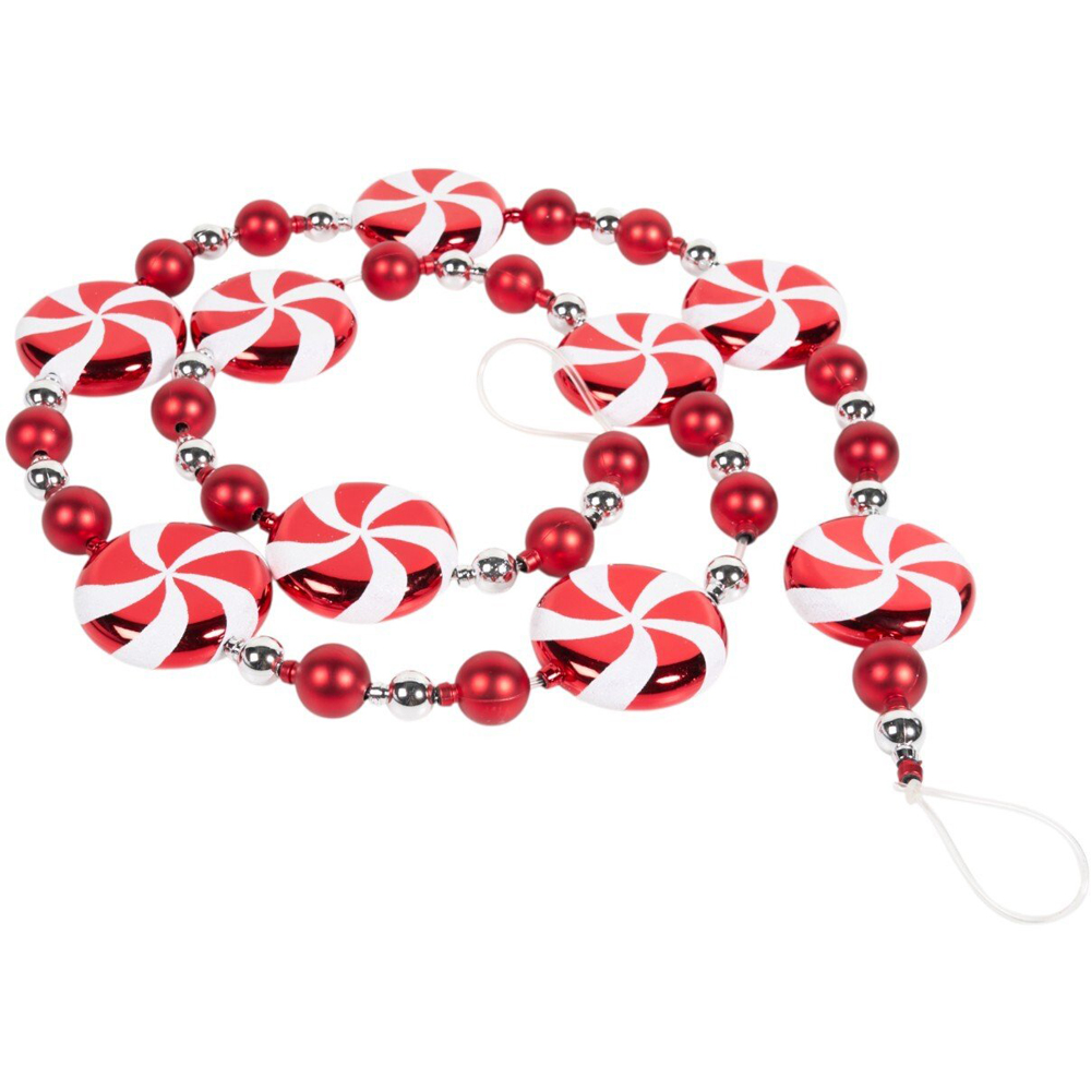 Candy Cane Lane Garland Red Image 1