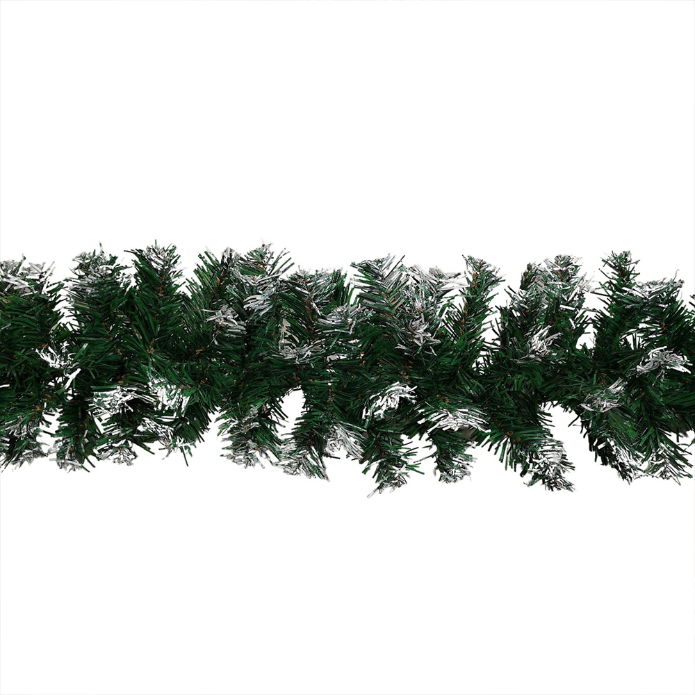 Samuel Alexander Snowy Christmas Garland Green 270cm Image 1