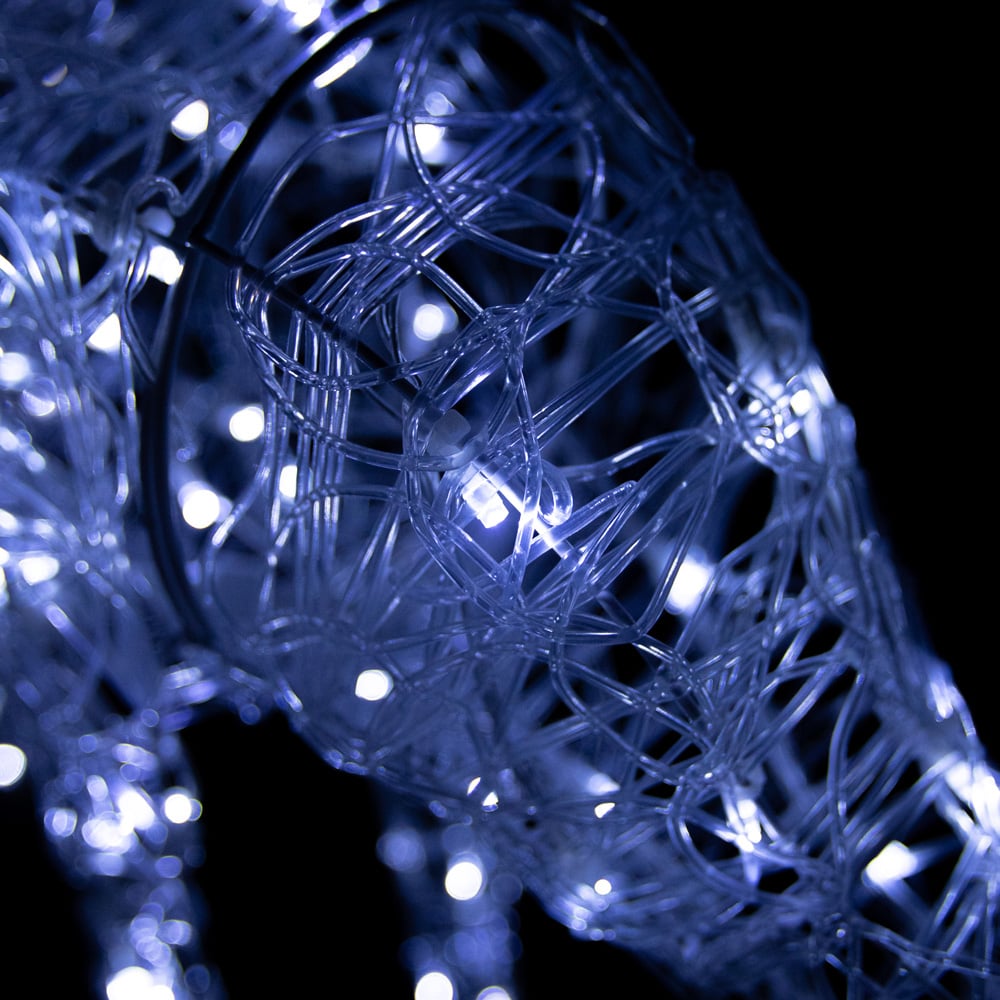 The Christmas Centre 260 LED Pre-Lit Soft Acrylic Light-Up Reindeer 3 Piece Image 6